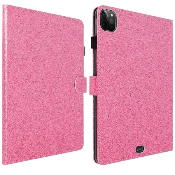 Foliofodral - AVIZAR - iPad Pro 11 2020 / iPad Air 2020 - Rosa - Glitter - Videosupport