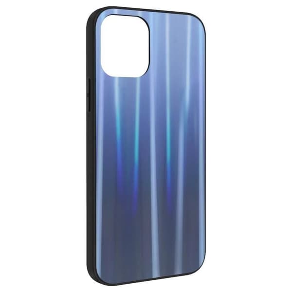 Coque iPhone 12 och 12 Pro - AVIZAR - Holografisk Glänsande - Bi-material - Silikon - Polykarbonat