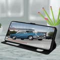 Miniatyrbild 4 av 4: Hölster - Samsung - Galaxy S10 Lite - Helkåpa - Dubbel Fönster - Videostöd Svart