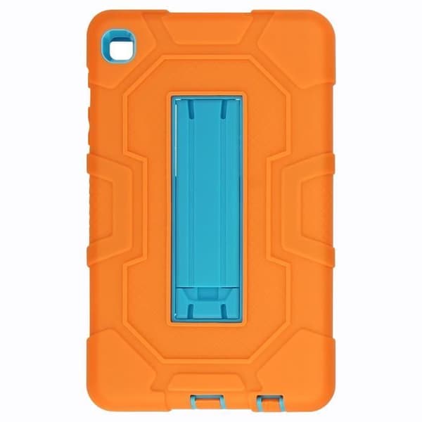 Stötsäkert fodral - AVIZAR - Galaxy Tab A7 Lite - Silikongel - Stöd för stöd - Orange/Blå