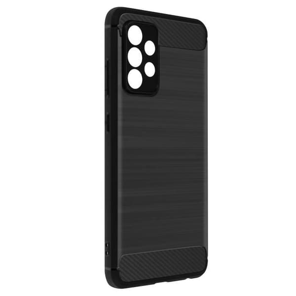 Skyddsskal - Samsung - Galaxy A52, A52 5G, A52S - Silikon - förstärkta hörn - Borstad effekt