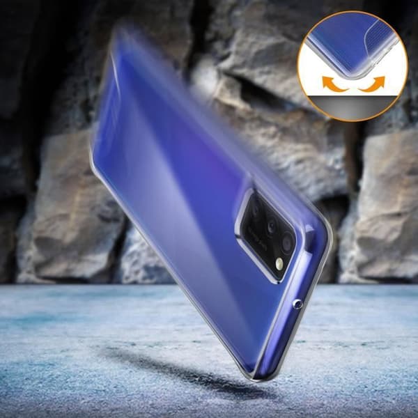 Coque - AVIZAR - Samsung Galaxy A41 - Stötbeständig - Transparent - Glas