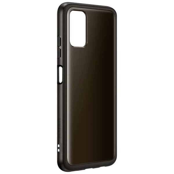 Coque - Samsung - Galaxy A03s - Silikonmjukt - Färgad Design Svart - Stötskydd Repor