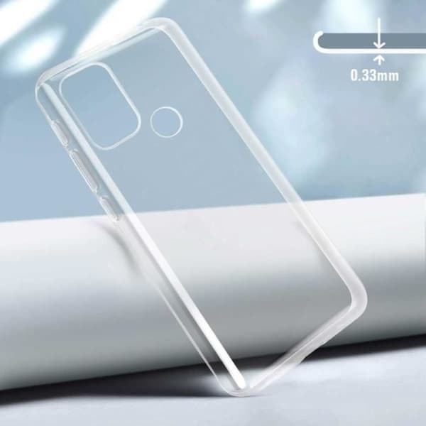 Skyddande skal - AVIZAR - Moto G50 - Silikon Gel - Ultrafin - Transparent Vit
