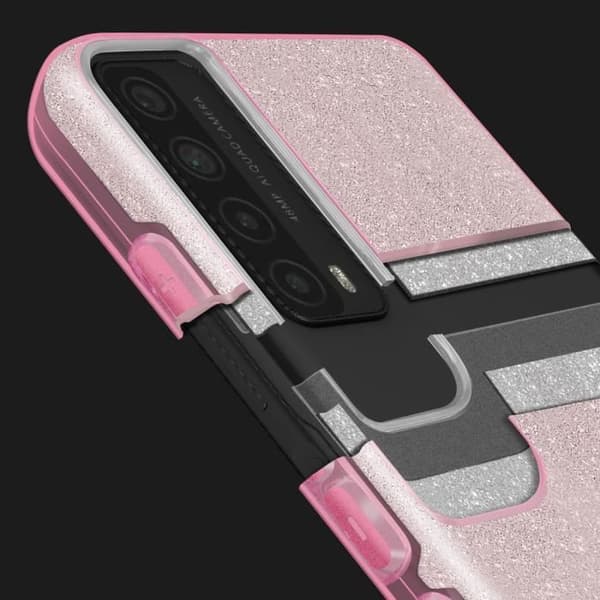Coque - Huawei - P smart 2021 - Pailleté - Silikon - Stötsäker och repfria