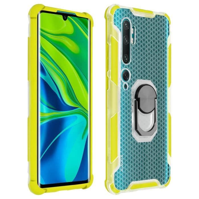 Xiaomi Mi Note 10 / Note 10 Pro Hybrid Outline Löstagbart fodral Gul Ring Gul