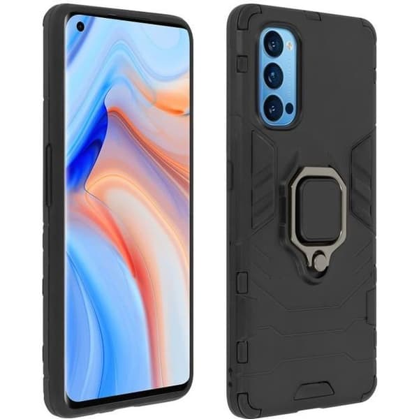 Coque - Oppo - Reno 4 Pro - Stötbeständig - Metallring - Ultrahållbar