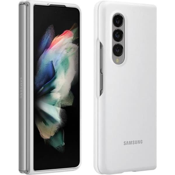Skyddsskal - Samsung - Galaxy Z Fold 3 - Silikon gel - Matt finish - Tryckt logotyp