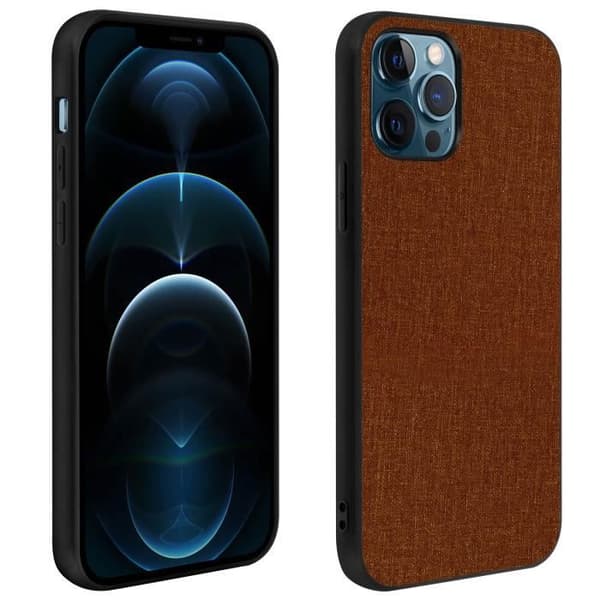 Coque iPhone 12 Pro Max - AVIZAR - Hybride - Anti-spår - Tvättbar - Chic