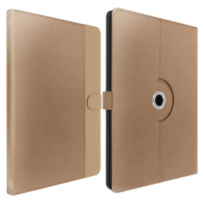 Universellt surfplattafodral upp till 7" interiör videostöd Soft Touch Gold 7'' Gul