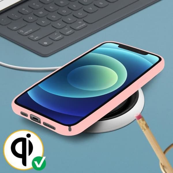 Coque - Apple - iPhone 12 / 12 Pro - Semi-rigid - Soft Touch - Kompatibel med QI