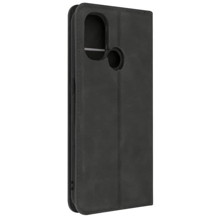 OnePlus Nord N100 Soft Touch Cover Korthållare Stativ Funktion Svart