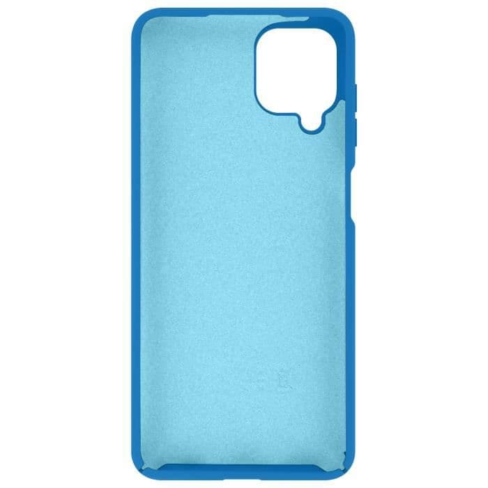 Samsung Galaxy A12 Soft Silikonfodral Soft Touch Finish Blå