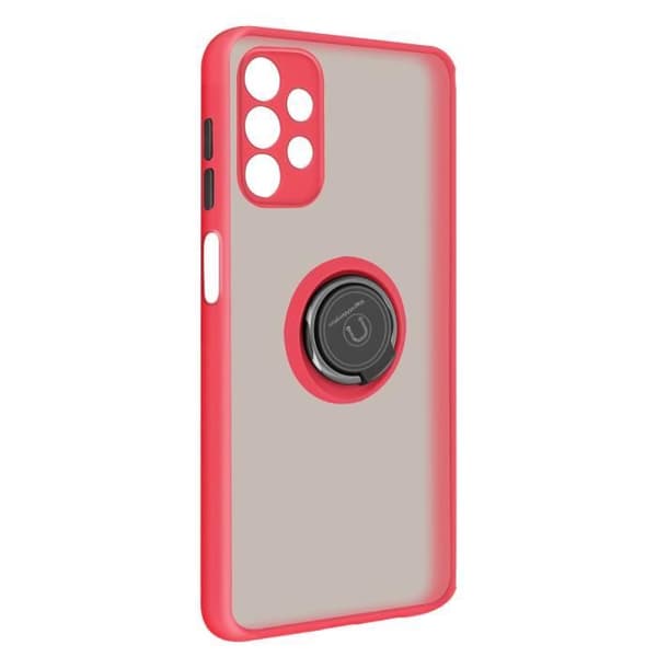 Coque - Samsung - Galaxy A32 5G - Bi-material - Metallring - Videostöd