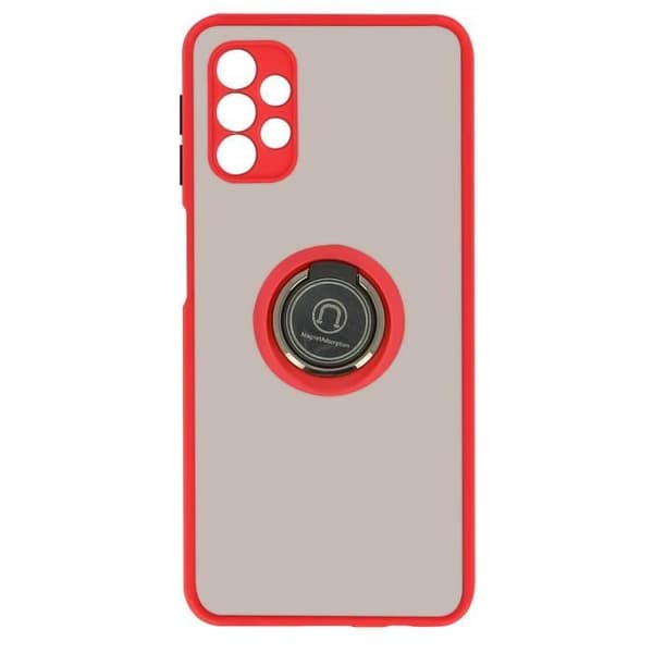 Coque - Samsung - Galaxy A32 5G - Bi-material - Metallring - Videostöd