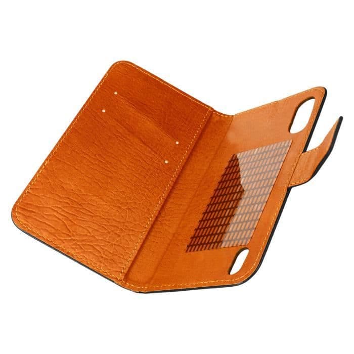 Altice S42 Plånboksfodral Adhesive Mount Magnetstängning Svart