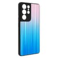 Miniatyrbild 2 av 4: Coque - AVIZAR - Samsung Galaxy S21 Ultra - Holografisk - Bi-material - Rosa och blå