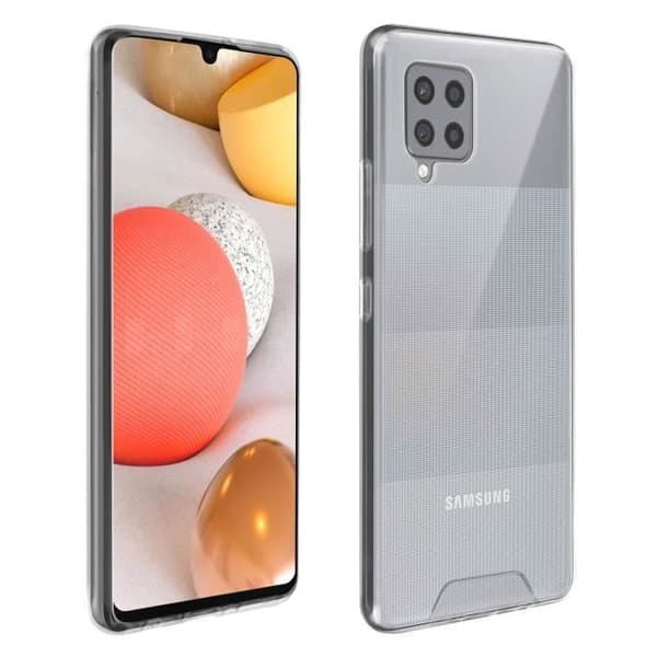 Samsung Galaxy A42 5G fodral hörn Bumper Stötsäker Transparent Crystal Collection