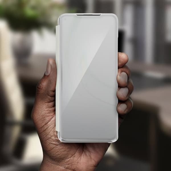 Fodral - Xiaomi - Mi 10T / Mi 10T Pro - Genomskinlig Flip - Spegel Design - Stöd
