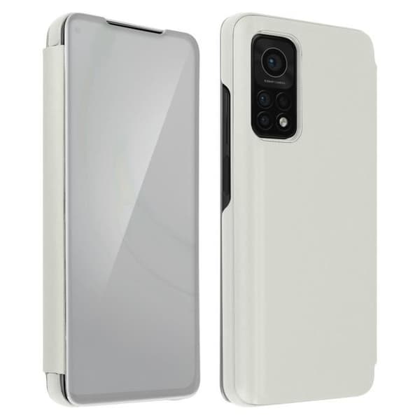 Fodral - Xiaomi - Mi 10T / Mi 10T Pro - Genomskinlig Flip - Spegel Design - Stöd