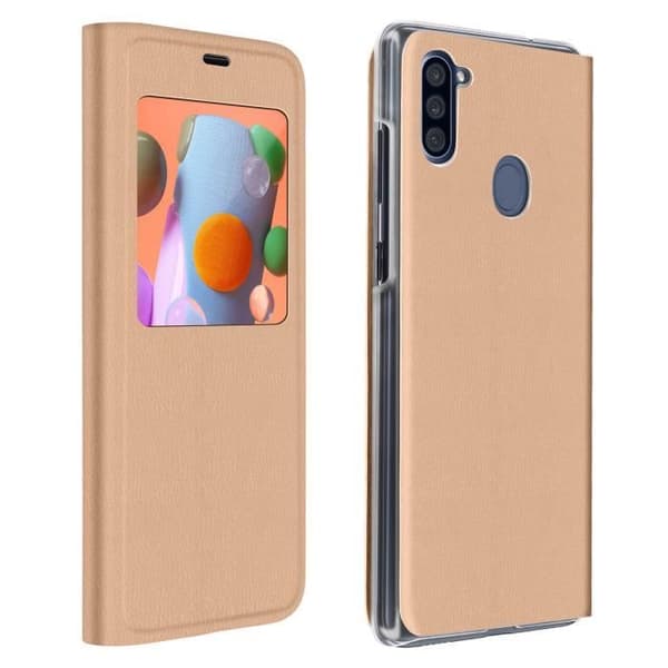 Smartphonefodral - AVIZAR - Samsung A11 / M11 - Heltäckande skydd - Hårda skal - Visningsfönster