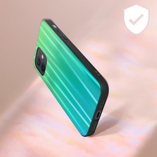 Coque - AVIZAR - iPhone 12 Mini - Holografisk - Bi-material - Tunn och lätt