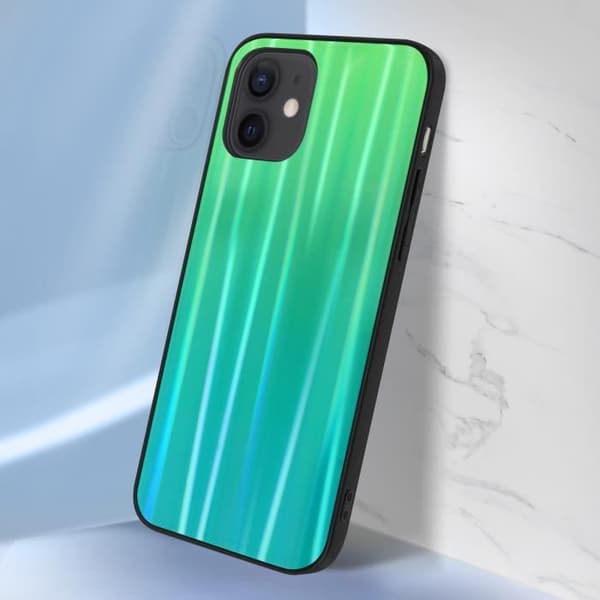 Coque - AVIZAR - iPhone 12 Mini - Holografisk - Bi-material - Tunn och lätt