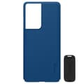 Miniatyrbild 1 av 4: Skal för Samsung S21 Ultra - NILLKIN - Super Frosted Shield - Blå - Fällbart stöd - Matt finish