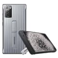 Miniatyrbild 2 av 4: Fodral - Samsung - Galaxy Note 20 - Silver Grey - Inbyggd ställning - Kromad design