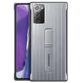 Miniatyrbild 1 av 4: Fodral - Samsung - Galaxy Note 20 - Silver Grey - Inbyggd ställning - Kromad design