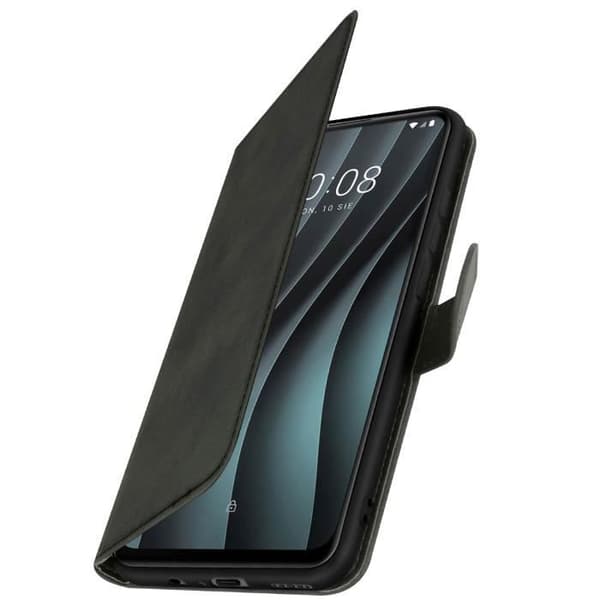 HTC Desire 20 Pro Flip Wallet Fodral Video Support Funktion Svart