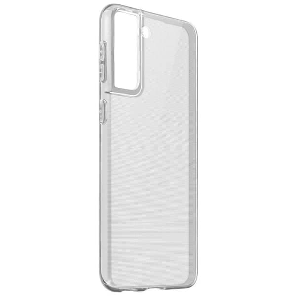 Samsung Galaxy S21 Skyddsfodral Flexibelt tunt och ljust Transparent Vit