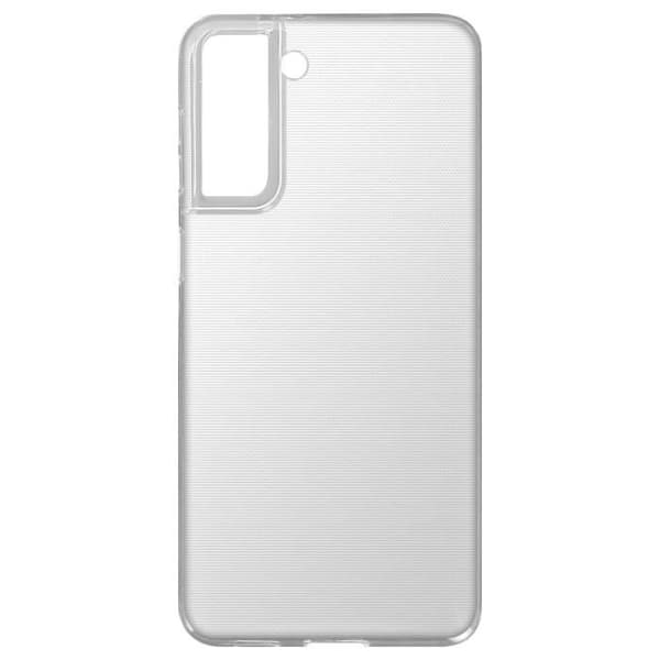 Samsung Galaxy S21 Skyddsfodral Flexibelt tunt och ljust Transparent Vit