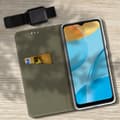 Miniatyrbild 3 av 4: Étui Oppo A15 - Oppo - A15 - Mönster Blå Blommor - Mjuk Fodral - Magnetstängning