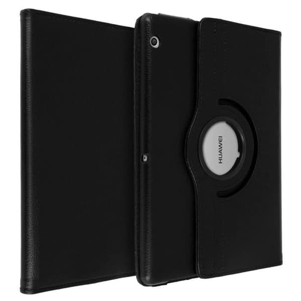 Etui - AVIZAR - Huawei MediaPad T3 9.6 - Helskydd - Rotationsstöd 360° - Svart