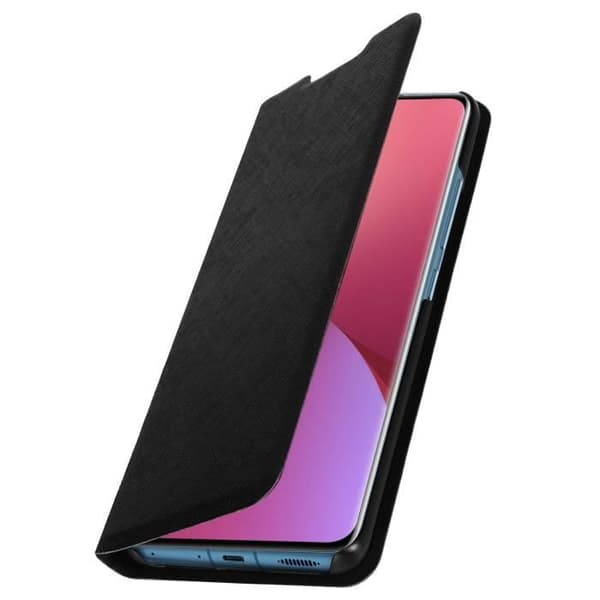 Xiaomi 12 Pro Case-korthållare med stativfunktion Bigben Black