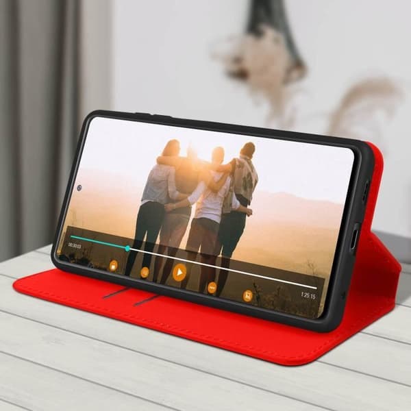 Hölster - Xiaomi - Redmi Note 10 Pro - Ekologiskt läder - Videostöd - Inbyggd kortficka