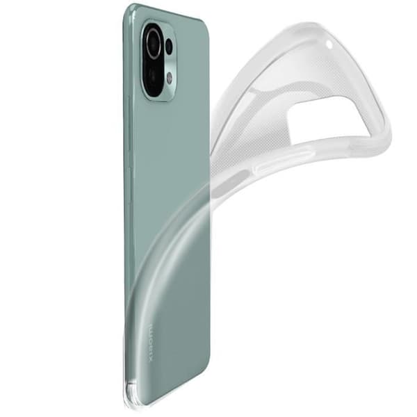 Coque - Xiaomi - Mi 11 Lite / Mi 11 Lite 5G - Flexibel - Transparent Vit - Stötdämpande Skydd