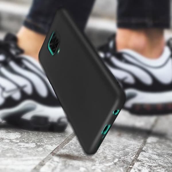 Coque - AVIZAR - Xiaomi Redmi Note 9 Pro Max/9 Pro/9S - Silikon Flexibel - Ultra-tunn - Svart
