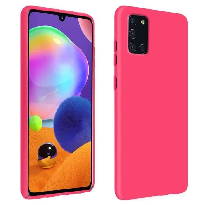 Samsung Galaxy A31 Soft Gel Silikonfodral Soft Touch Fuchsia Finish