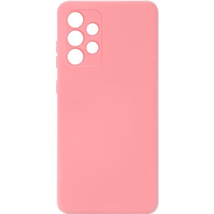 Samsung Galaxy A32 halvstyvt silikonfodral Soft Touch Finfinish Rosa