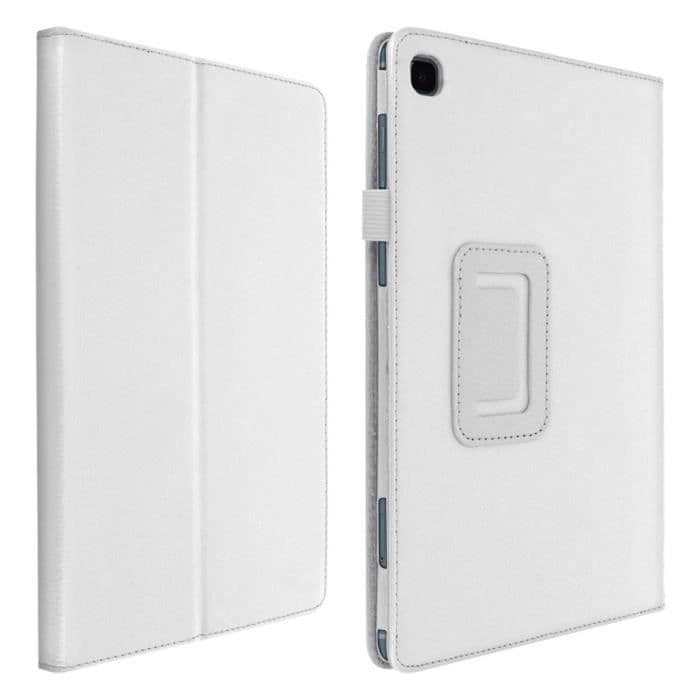 Galaxy Tab S6 Lite Fodral Soft Touch Inre skal Stativ Funktion Vit