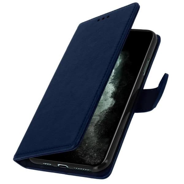 Fodral - AVIZAR - iPhone 11 Pro - Heltäckande Fodral - Kortfack - Video Stödfunktion - Mörkblå