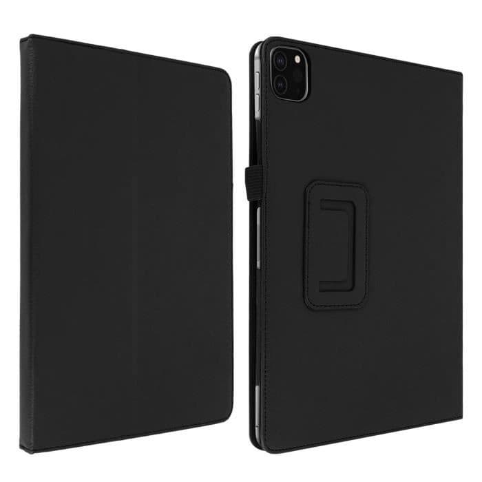 Apple iPad Pro 12.9 Fodral 2020 Soft Touch Invändig skal Stativ Funktion Svart