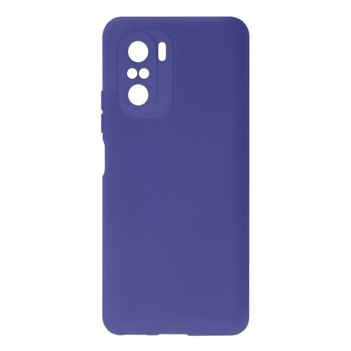 Xiaomi Poco F3 och Mi 11i halvstyvt silikonfodral Soft Touch Finish Lila