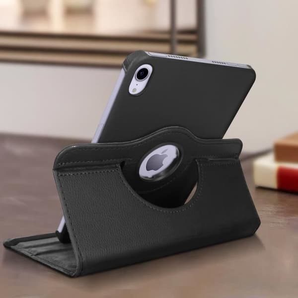 IPad Mini 2021 Cover 360° Roterande Stativ Svart Svart