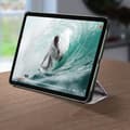 Miniatyrbild 4 av 4: iPad Air 2020 Fodral - AVIZAR - Eiffeltornmönster - Ekologiskt mjukt läder - Videostöd - Tangentbordsstöd