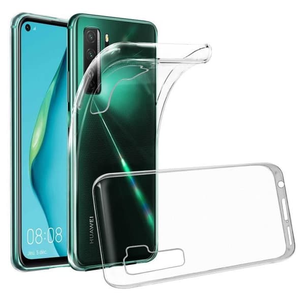 Coque - AVIZAR - Huawei P40 Lite 5G - Silikon - Ultra-tunn - Transparent Vit
