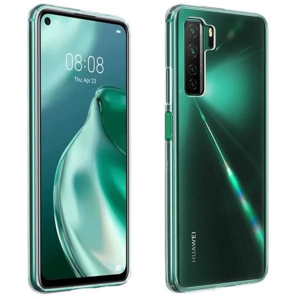 Coque - AVIZAR - Huawei P40 Lite 5G - Silikon - Ultra-tunn - Transparent Vit