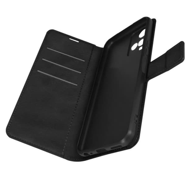Vivo Y21, Y21s och Y33s Fodral Plånbok Videostöd Magnetisk flik Svart
